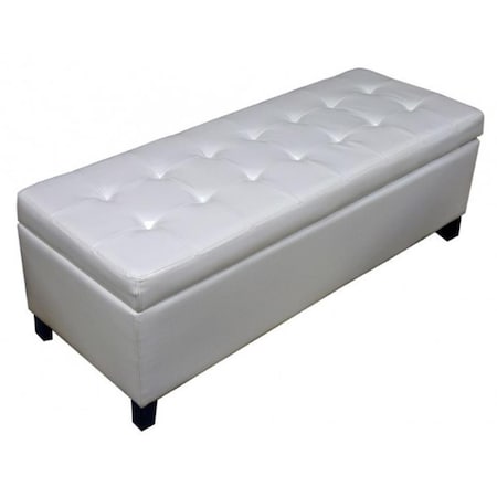 Warehouse Of Tiffany Malm White Storage Bench WT-M1157 MANY WHITE